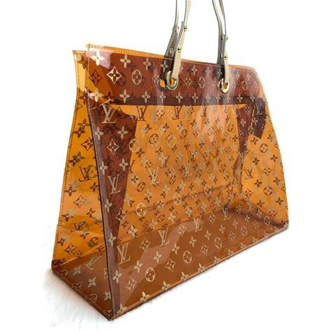 louis vuitton plastic beach bag|louis vuitton large tote bags.